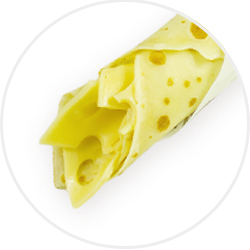 Блин «Сырный» (сыр, соус на выбор по желанию)